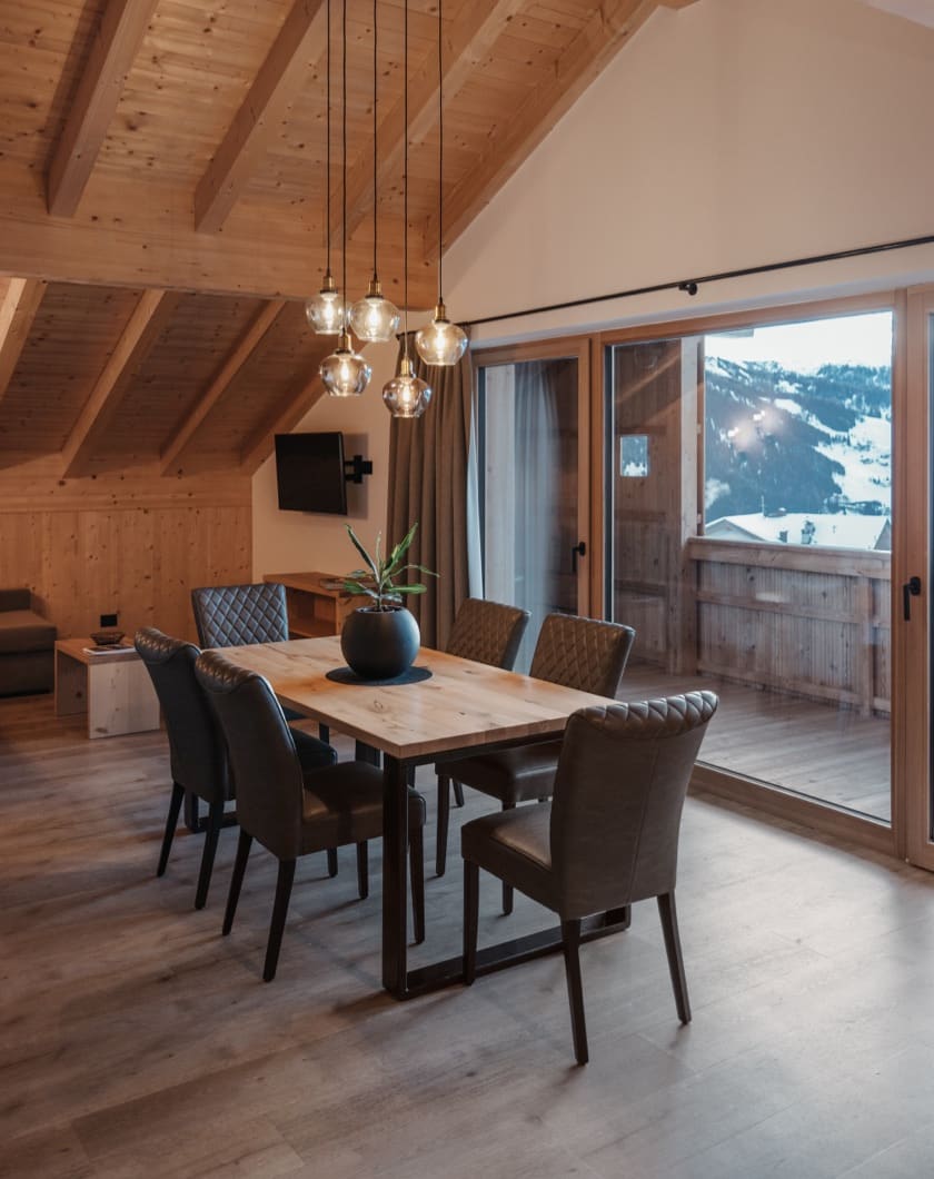 Aerial view of Alta Badia and Colfosco