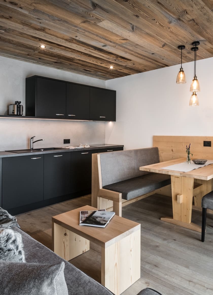 Aerial view of Alta Badia and Colfosco