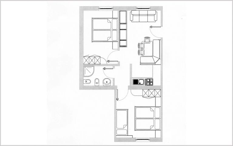 Apartment floor plan