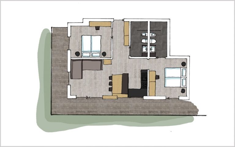 Apartment floor plan