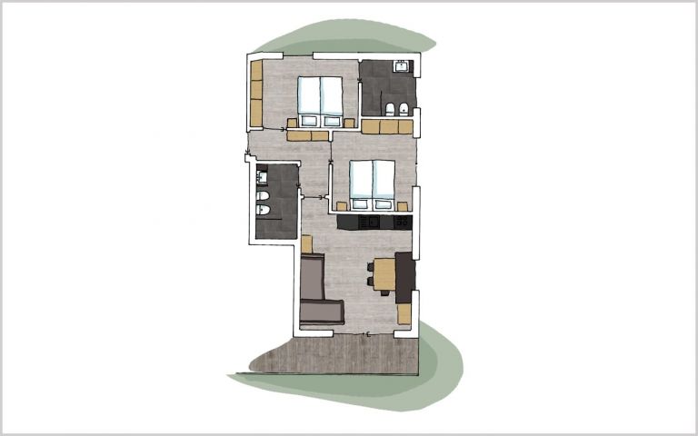 Apartment floor plan