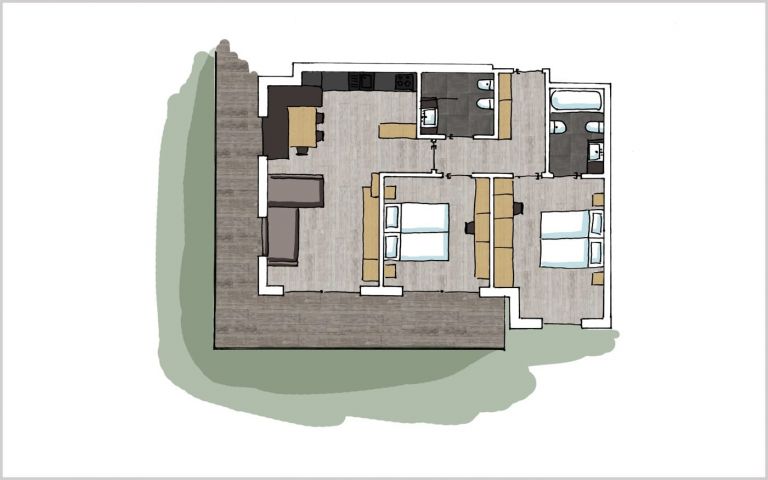 Apartment floor plan