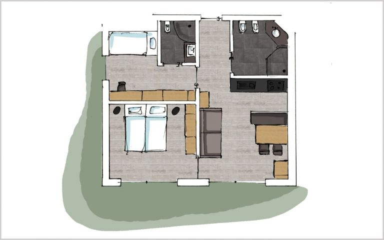Apartment floor plan